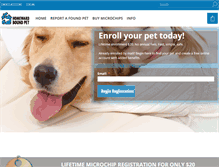 Tablet Screenshot of homewardboundpet.com
